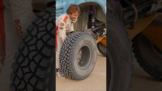 Changer une roue au Dakar  dakar dakar2024 toyotahilux rebellion [upl. by Emelina59]