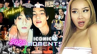 Taekook ICONIC Moments in 2023 that will Comfort you  REACTION [upl. by Orji]