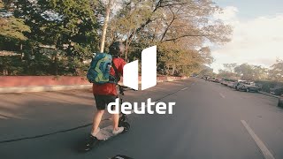 Deuter Trans Alpine 30 on Electric Scooter Adventure [upl. by Eteragram396]