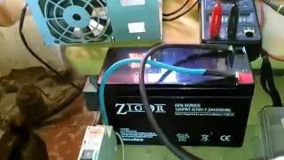 Inversor 12v 220v casi senoidal con transformador fuente de pc ATX [upl. by Dahl]