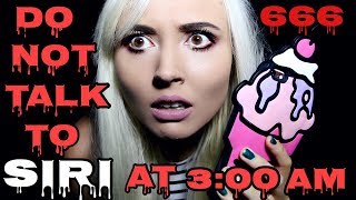 DO NOT TALK TO SIRI AT 300 AM  PARANORMAL 3 AM CHALLENGE [upl. by Esor]