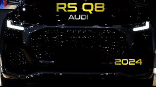 2024 New AUDI RS Q8  Affordable SUPER BLACK Luxury SUV Performance [upl. by Yrrab]