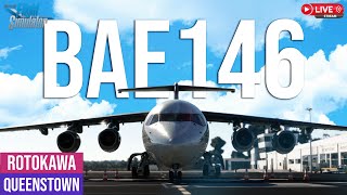 Flight Simulator 2020  Voo na Nova Zelândia com BAE 146300 da Air New Zealand [upl. by Anauj]