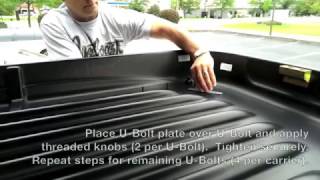 XCargo Car Top Carrier  UBolt Mounting Installation [upl. by Holman]