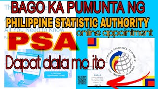 BASIC NA PAG ONLINE APPOINTMENT SA PSA  BIRTH CERTIFICATE 💯 [upl. by Goren]