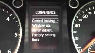 VW auto door lock amp unlock function  quotHow toquot set up [upl. by Ernestine380]