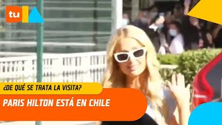 Paris Hilton está en Chile y visita centro Teletón Tu Día 2022 [upl. by Laehctim]