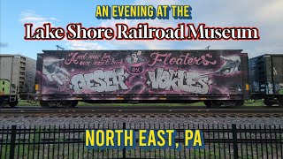 An Evening At The Lake Shore Railroad Museum  North East PA [upl. by Rafa]