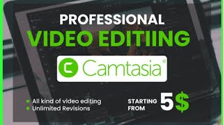 Camtasia Video Editing Tutorial  Video Editing On Mobile Phone [upl. by Lina983]