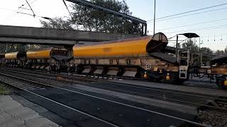 GBRf 66799 leading with a rake of autoballasters amp 66789on the rear passes cremorne lane on 15823 [upl. by Sibyl653]