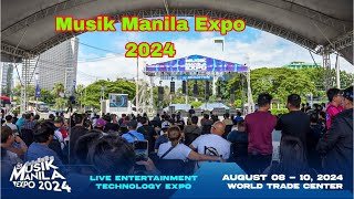 Musik Manila Expo 2024 day 1 WorldTradeCenter Pasay city [upl. by Jens309]