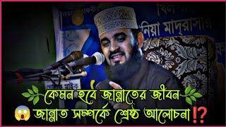 🌿কেমন হবে জান্নাতের জীবন  জান্নাত সম্পর্কে শ্রেষ্ঠ আলোচনা‼️ mizanur rahman azhari waz waz [upl. by Nuahsel]