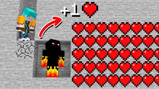 Multiplicador de Corações VS Caçador no Minecraft [upl. by Eirrek476]