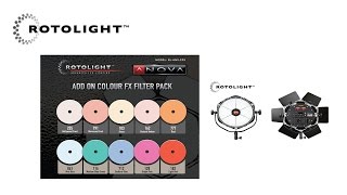 Rotolight Colour FX Pack 10fach FarbfilterSet für Anova Pro Flächenleuchte [upl. by Radie]