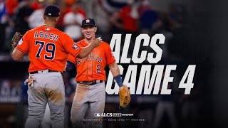 Cinematic Recap ALCS Game 4 vs Rangers  Houston Astros [upl. by Lander]