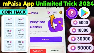 m paisa app unlimited trick  m pesa unlimited coins m pesa app unlimited trick  m paisa coin hack [upl. by Zackariah]