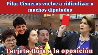 Pilar Cisneros vuelve a ridiculizar a los filibusteros con datos sobre mentiras [upl. by Ciel276]