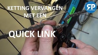 Zo vervang of repareer je een ketting met een quick missing link [upl. by Randolph41]