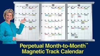 Magnetic Monthly Wall Calendar [upl. by Longtin]