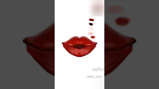 How to Draw Perfect Glossy Lips StepbyStep TutorialDrawingTutorial GlossyLips DigitalArt [upl. by Marlee]