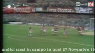 40 anni di Real Vicenza  Quel mitico Vicenza Roma 43 del 27 Novembre 1977 [upl. by Htiekel953]