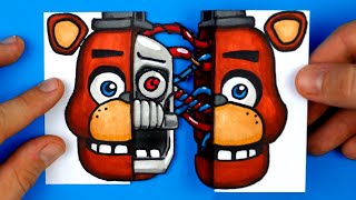 10 DIY FREDDY FAZBEAR FNAF INTO THE PIT ARTS amp PAPER CRAFTS [upl. by Dola745]