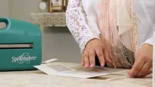 How to Create a Paper Garden Lantern by Spellbinders [upl. by Heyde]