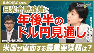 【24年末にかけて円高・1ドル＝145円│来年は円安ドル高方向に戻る／日米金融政策とドル円相場見通し】尾河眞樹氏／FOMC：米政策金利と経済物価見通し／日銀：国債買い入れと利上げ／米大統領選が波乱要因 [upl. by Carboni]