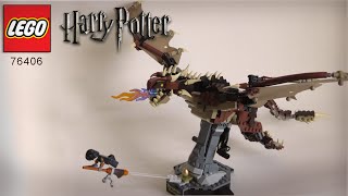 LEGO HARRY POTTER  Hungarian Horntail Dragon Set 76406 Build Instructions [upl. by Mintz]