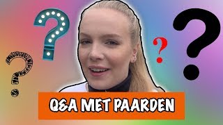 QampA met de paarden  PaardenpraatTV [upl. by Zoarah629]