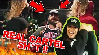 Cartel de Santa  POLLO Y CONEJO Official Video REACTION [upl. by Itsirc]