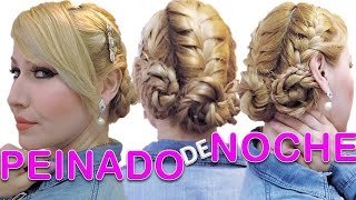 PEINADO Recogido con TRENZAS para verano 2016 cabello largo y mediano [upl. by Vincentia]