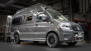 Inside A £100000 4X4 OFF ROAD VW Crafter Camper [upl. by Giovanna]