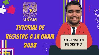 TUTORIALde registro a la UNAM 2023 [upl. by Roldan]