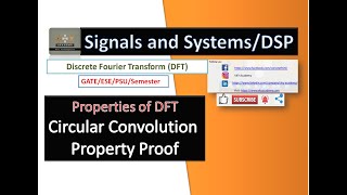 Circular Convolution Property of DFT  DFT Properties Proof [upl. by Toy]