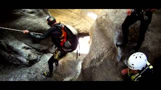 Canyoning Chli Schliere April 2011 [upl. by Ahsinav]