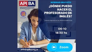 ¿Dónde puedo hacer el profesorado de inglés [upl. by Hannah763]