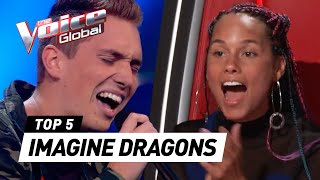 IMAGINE DRAGONS in The Voice PART 2  The Voice Global [upl. by Hewitt209]