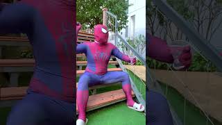 The Poorest Dwarf In The World amp SpiderMan GETGoingTV spiderman funny Shorts [upl. by Dallman545]