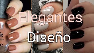 UÑAS ELEGANTES FÁCILES DISEÑOS 👌💅 en UÑAS de MODA [upl. by Aineval]