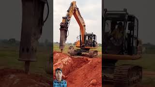 Rock 🪨 vs excavator trending jcb3dx youtube excavator live truck dozers jcb dozer dojer🚛🚜 [upl. by Patman407]