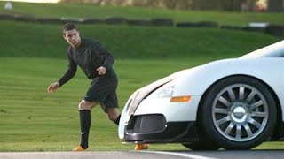 Cristiano Ronaldo vs Bugatti Veyron [upl. by Oigufer590]