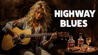 Relaxing Highway Blues  Finding in the Rhythmic Harmony of Music  Bourbon Blues Serenity [upl. by Aoh]