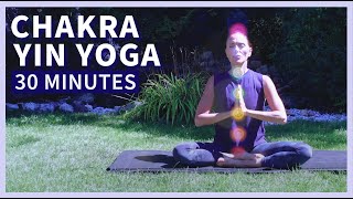 Yin Yoga for Chakra Balancing amp Cleansing  30 mins Full Body Holistic Healing [upl. by Bury385]