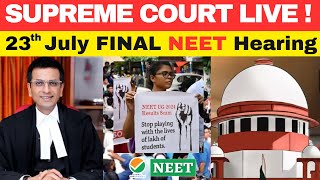 Supreme Court Live  FINAL Verdict RENEET 2024  NEET Latest Update reneet [upl. by Giardap]