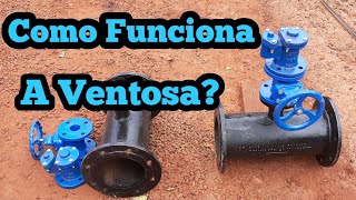 Como Funciona uma Ventosa   Água Potável  Adutora [upl. by Kris]