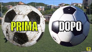 Come pulire un pallone da calcio [upl. by Palmira]