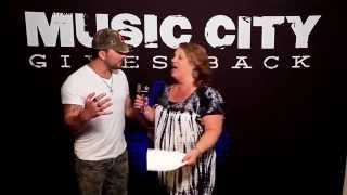 Tyler Farr  Music City Gives Back Interview [upl. by Haleehs51]