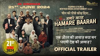 HAMARE BAARAH Trailer  Releasing Worldwide on 21st June  Must Watch [upl. by Leihcim]