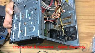 HP P6035fr montage disque dur [upl. by Conlin]